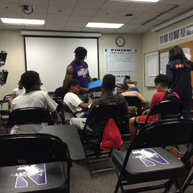 Students in the class room