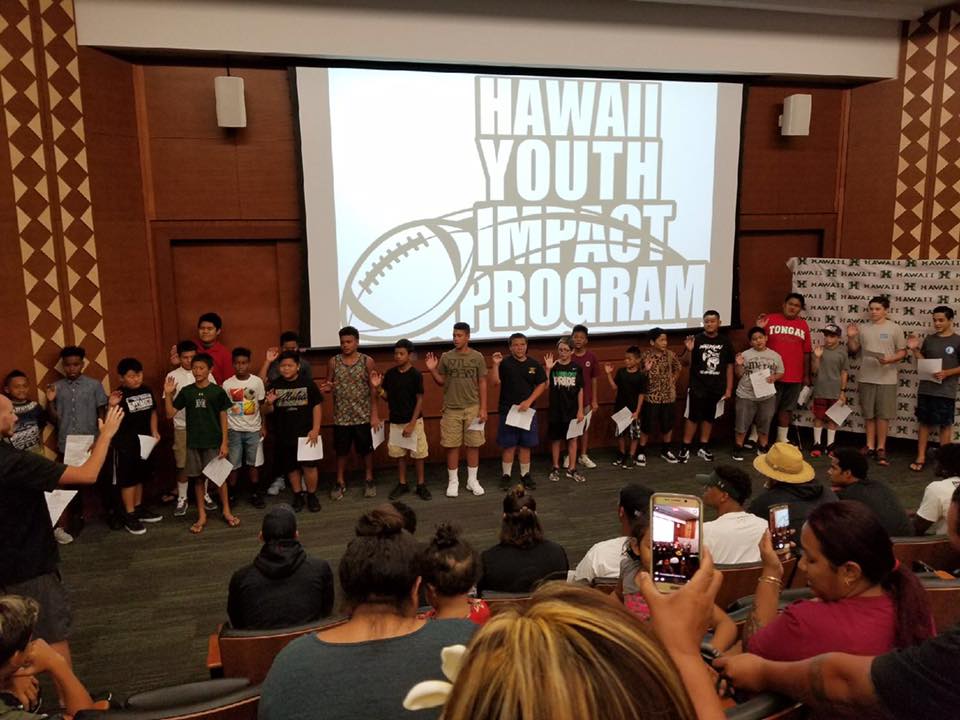 Kids participating in the Hawaii Youth Impact Program