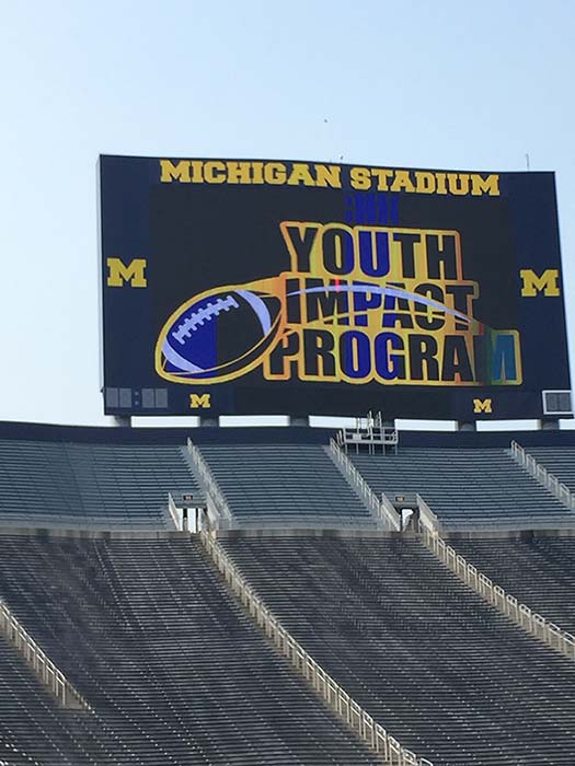 Big holding of 'Youth Impact Program' on the stadium