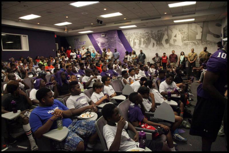 Students in a classroom