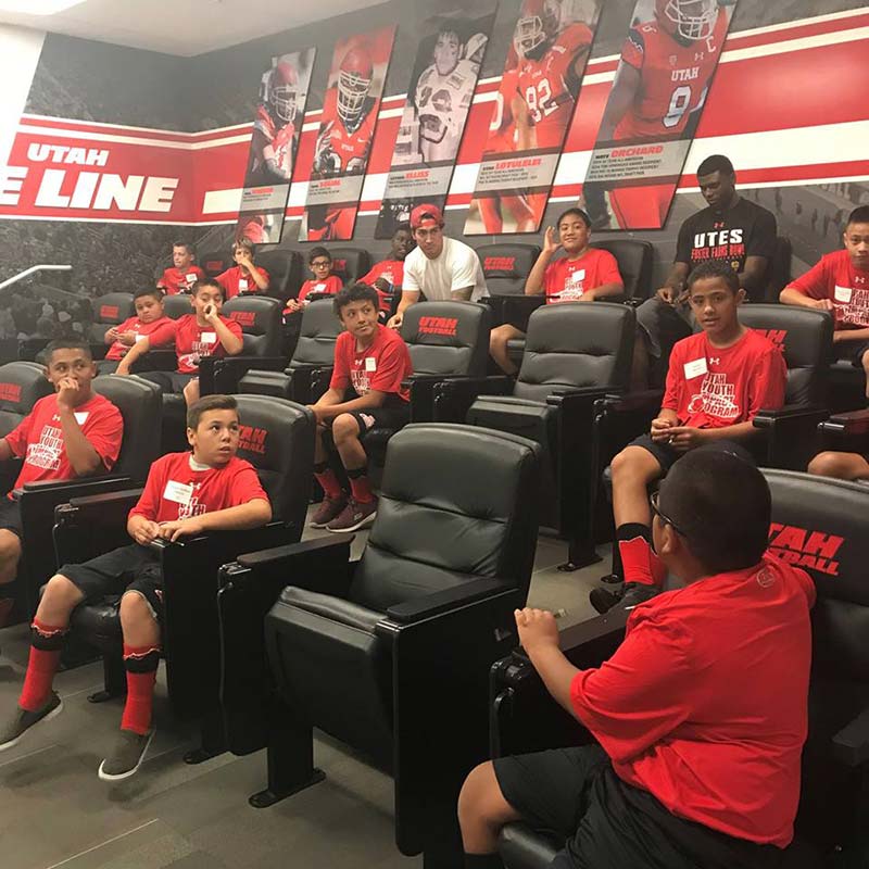 Boys sitting in the classroom