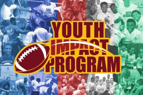 Youth Impact Program banner with multiple team photos