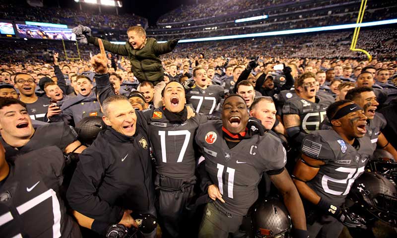 Team group photo in the stadium