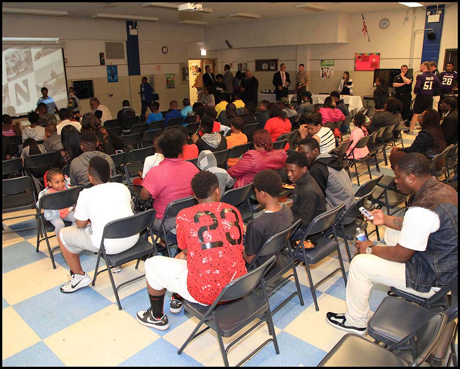 Students attending lectures