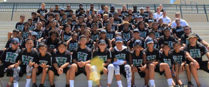 Group of boys in black jersey